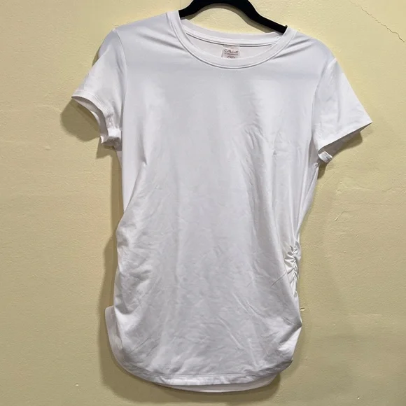 CALIA by Carrie Underwood Pure White Short Sleeve Tee - Picture 1 of 3